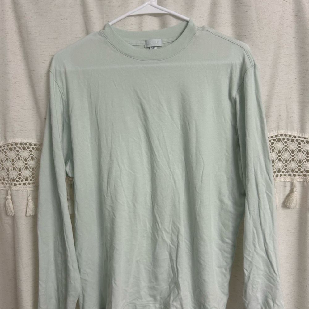 SKIMS Light Green Long Sleeve Tee